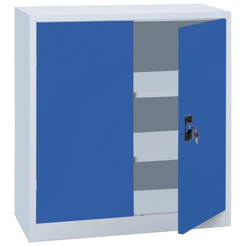Manutan Expert Steel alacsony, fém irattartó szekrények, 100 x 100 x 42,3 cm