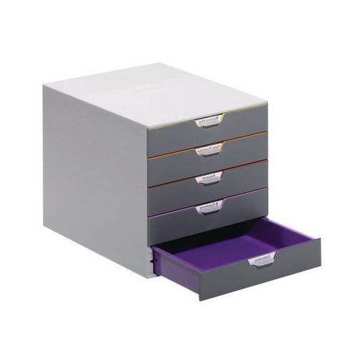 Varicolor irattartó modul - 5 fiókkal