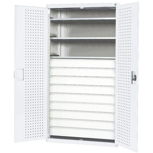 Bott Cubio fiókos műhelyszekrények, magasság 200 cm