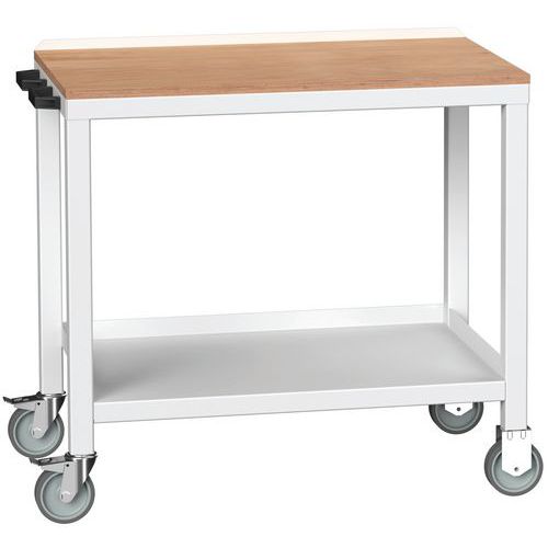Mobil műhelyasztalok Bott Verso Weld, szélesség 100 cm, multiplex/acél