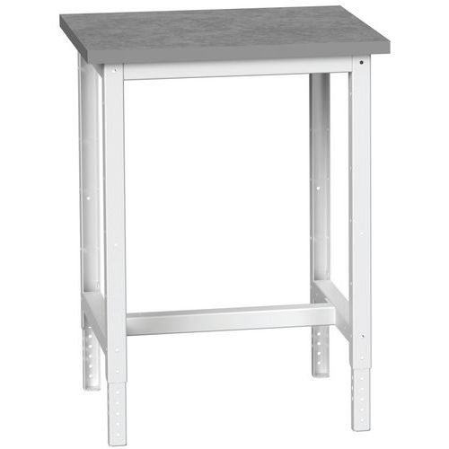 Bott Verso műhelyasztalok, szélesség 70 cm, állítható magasságú, multiplex/linóleum Bott Verso műhelyasztalok, szélesség 70 cm, állítható magasságú, multiplex/linóleum