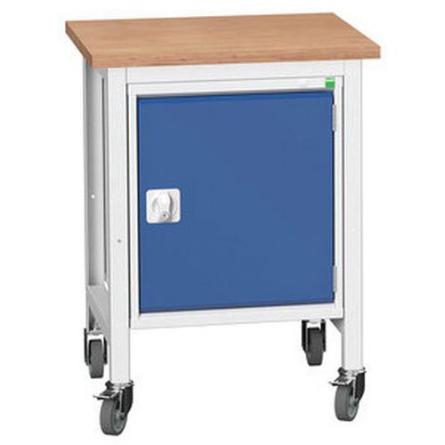 Bott Verso Storage mobil műhelyasztalok szekrénnyel, szélesség 70 cm, multiplex/linóleum