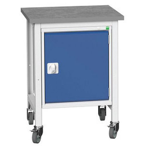 Bott Verso Storage mobil műhelyasztalok szekrénnyel, szélesség 70 cm, multiplex/linóleum