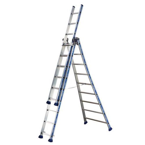 Tubesca-Comabi Platinum 300 Pro teleszkópos alumínium létra
