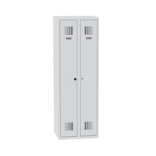 Hegesztett szekrények Rachel, 2 rekesz, szélesség 600 mm, hengerzár