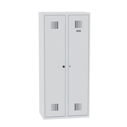 Hegesztett szekrények Rachel, 2 rekesz, szélesség 800 mm, hengerzár