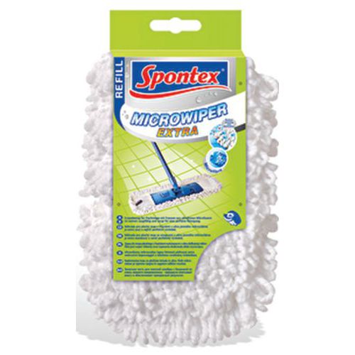 Spontex tartalék lapos mikroszálas mop, 40 cm Spontex tartalék lapos mikroszálas mop, 40 cm