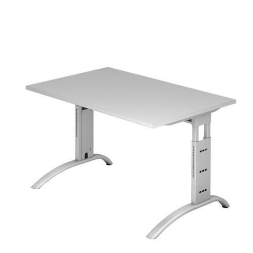 Baron Mittis állítható magasságú irodai asztal, 120 x 80 x 65 - 85 cm, egyenes kivitel