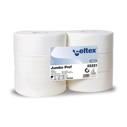 Celtex Lux Jumbo WC-papír 2 rétegű, 27 cm, 1780 lap, fehér, 6 tekercs