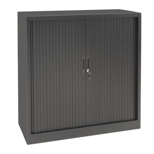 Fém irattároló szekrények rolóval, 2 polc, 105 x 100 x 45,7 cm Fém irattároló szekrények rolóval, 2 polc, 105 x 100 x 45,7 cm
