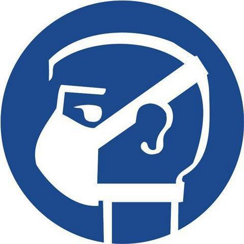 Utasító biztonsági táblák - Viselj maszkot