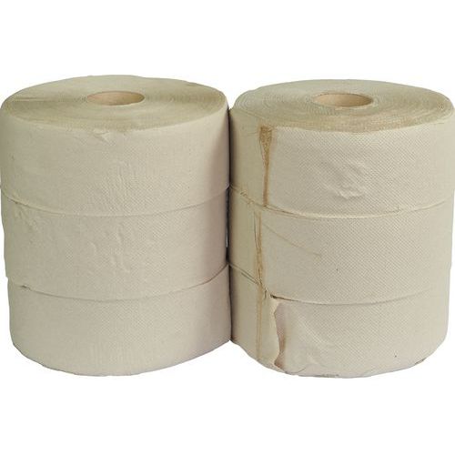 Jumbo WC-papír 1 rétegű, 24 cm, 200 m, 45% fehér, 6 tekercs