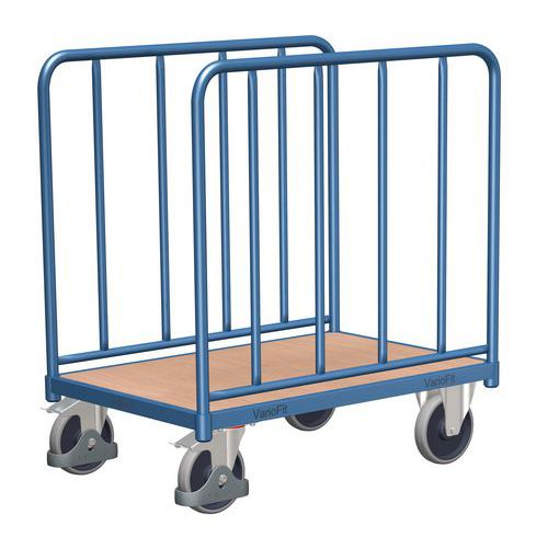 Két megerősített falú platós kocsik, 400 - 500 kg-ig