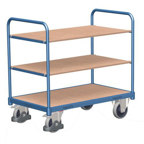 Polcos kocsik, 250 kg-ig, 3 polccal