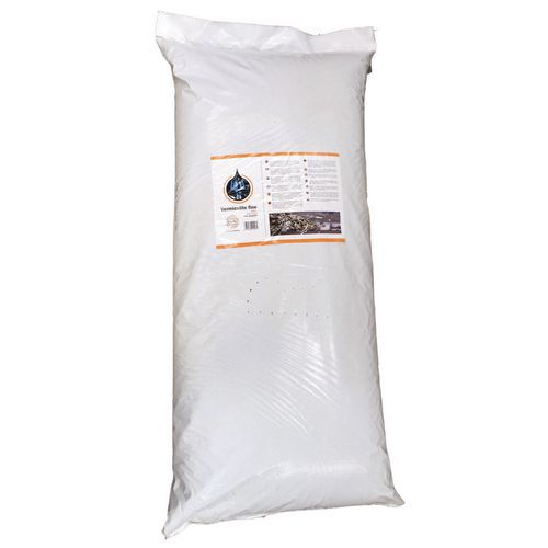 Ömlesztett folyadékfelszívó anyag Vermiculite, folyadékfelszívó kapacitás 27 l, csomagolás 9,5 kg