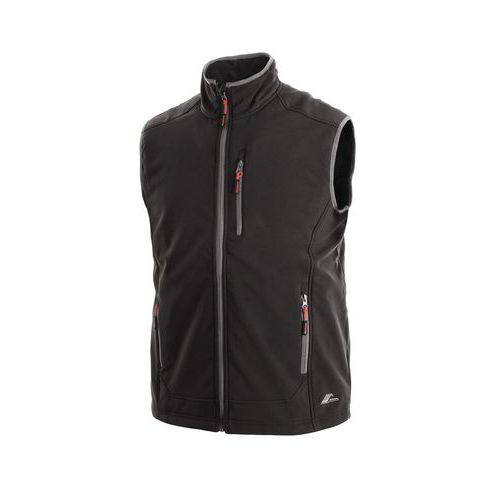 CXS Topeka férfi softshell mellény, fekete