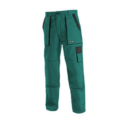 CXS női munkaruha nadrág, zöld/fekete