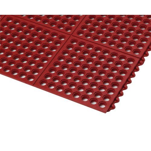 Álláskönnyítő gastro szőnyeg lyukas felülettel, 91 x 91 cm