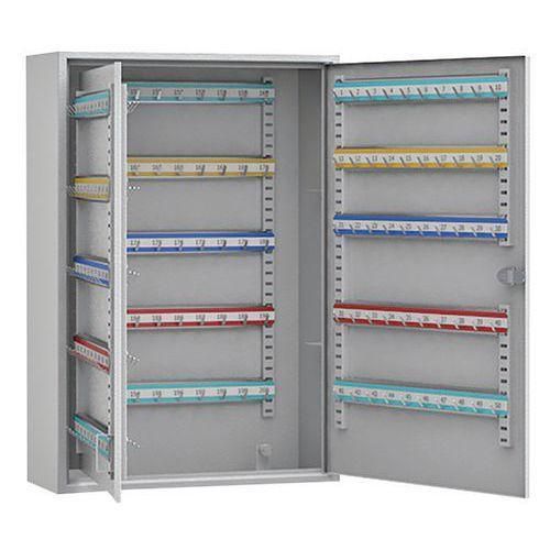 Kulcsszekrény elektronikus zárral, 200 akasztóval