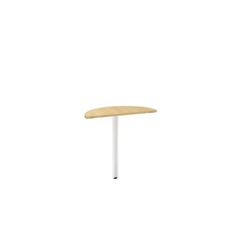 Alfa 100 asztal toldóelemek, 80 x 35 x 73,5 cm, félkör