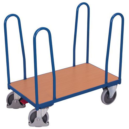Platform kocsik négy saroktámaszsal, 400 - 500 kg-ig