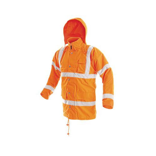 CXS férfi téli vízálló fényvisszaverő dzseki, narancssárga