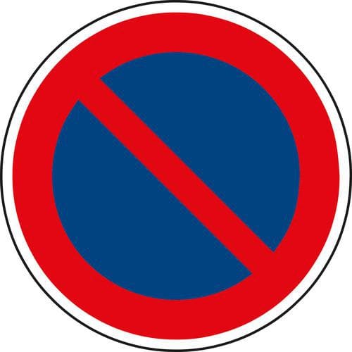 Várakozni tilos (B29) közlekedési tábla