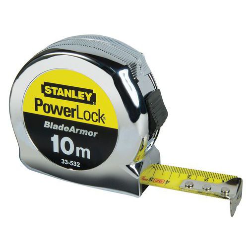 Stanley PowerLock BladeArmor mérőszalag, 10 m