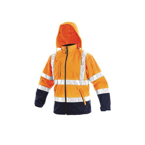 Férfi fényvisszaverő kabát DERBY, narancssárga-kék