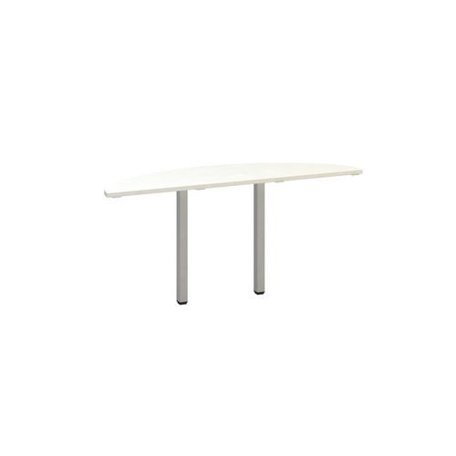 Alfa 200 asztal toldóelemek, 160 x 45 x 74,2 cm, félkör