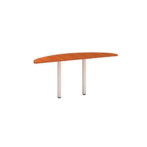 Alfa 200 asztal toldóelemek, 160 x 45 x 74,2 cm, félkör