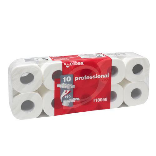 Celtex Professional WC-papír 2 rétegű, 11 cm, 17,6 m, 100 % fehér, 10 tekercs