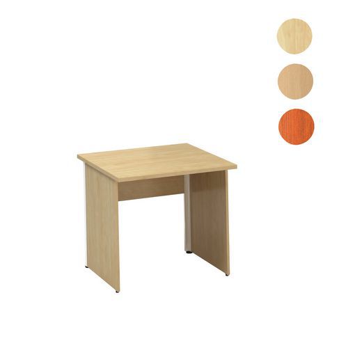 Alfa 100 irodai asztalok, 80 x 80 x 73,5 cm, egyenes kivitel