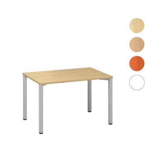 Alfa 200 egyenes irodai asztalok, 120 x 80 x 74,2 cm, egyenes kivitel