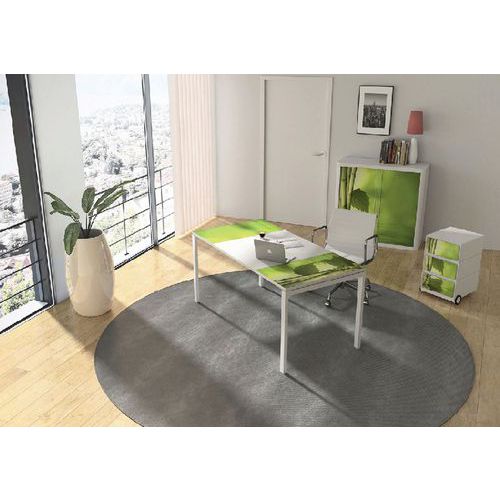 Manutan Expert Easy Office irodabútorszett, asztal: 160 x 80 cm