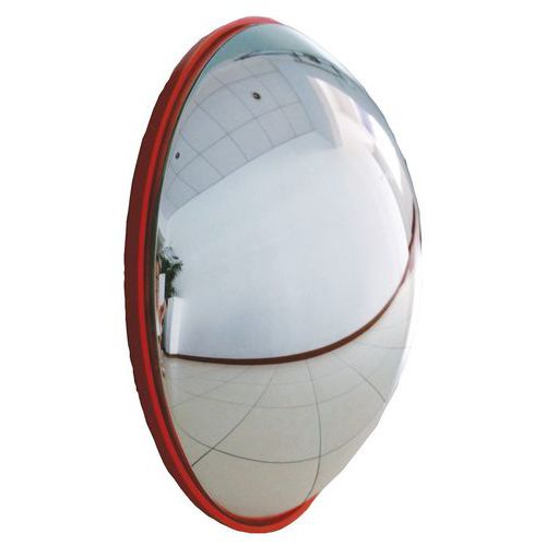 Ellenőrző parabolikus tükrök, félkör