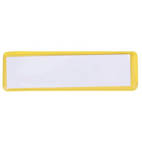 Manutan Expert tájékoztató polccímke, mágneses, 100 x 30 mm, 100 db