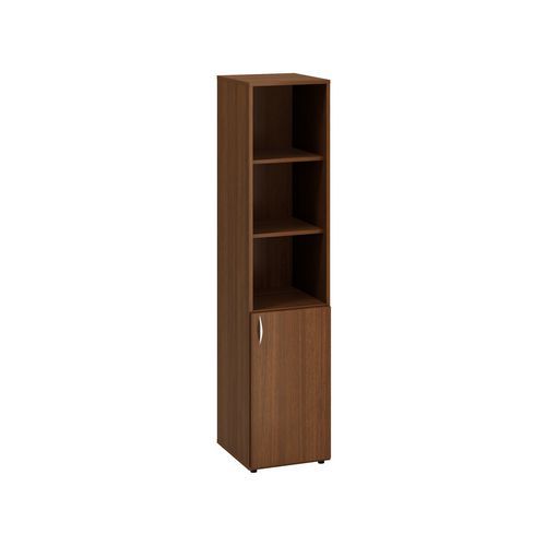 Alfa 500 magas, keskeny szekrények, 178 x 40 x 47 cm, nyitott polccal és ajtóval - jobbos kivitel