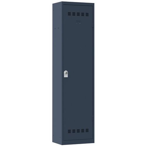 Vinco hegesztett öltözőszekrények, 1 rekesszel, 500 mm, forgóretesszel