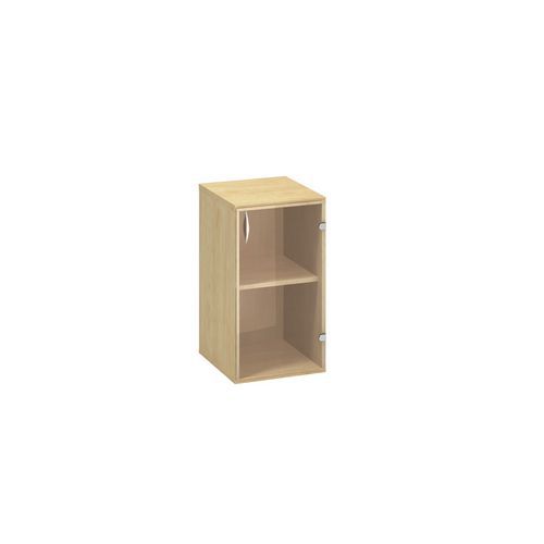 Alfa 500 alacsony, keskeny szekrények, 73,5 x 40 x 45,8 cm, üvegajtóval - jobbos kivitel