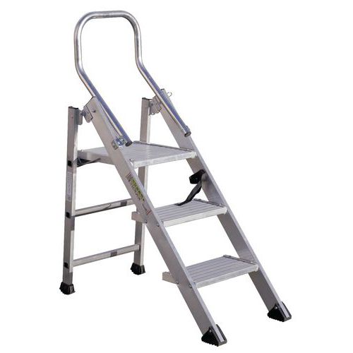 Tubesca-Comabi Comfort XL alumínium létra, 3 fokos Tubesca-Comabi Comfort XL alumínium létra, 3 fokos