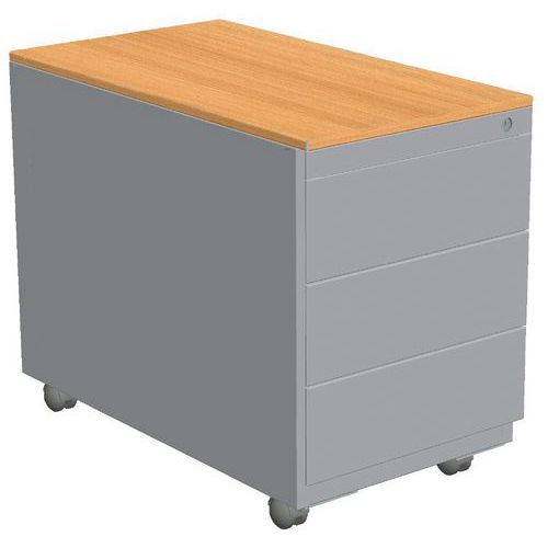 Mobil fiókos konténerek Combi-Classic, 80 x 42 x 54,7 cm, szürke/bükk Mobil fiókos konténerek Combi-Classic, 80 x 42 x 54,7 cm, szürke/bükk