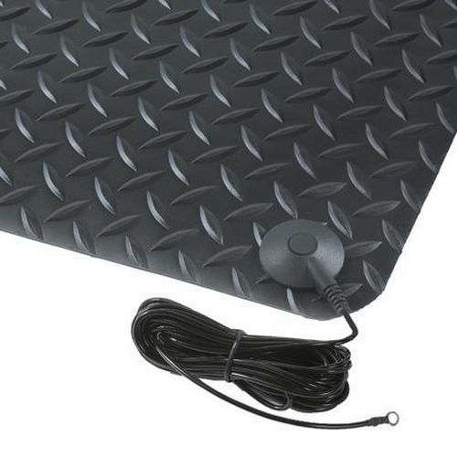 Diamond Stat™ antisztatikus szőnyegek rombuszos felülettel, fekete