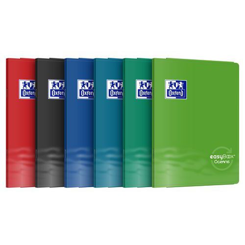 Oxford Oceanis 96 lapos, tűzött, négyzet alakú jegyzetfüzetek, színek keveréke