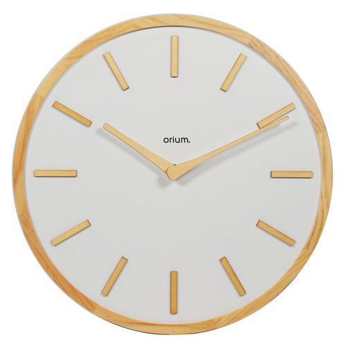 Orium Elegance Bois Blanc falióra, fehér, 30 cm átmérőjű