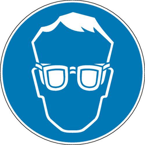 Kötelező táblák - Használjon szemvédőt - rögzítve Kötelező táblák - Használjon szemvédőt - rögzítve
