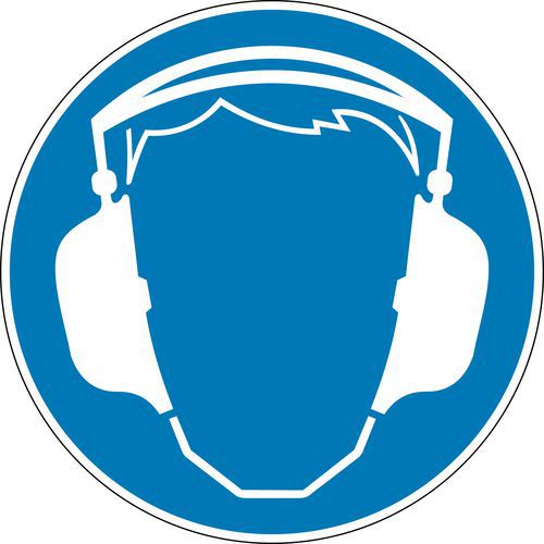 Parancstáblák – „Használjon hallásvédőt” Parancstáblák – „Használjon hallásvédőt”