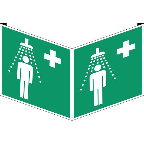 Sürgősségi evakuációs panel, mérete 20x20, PVC