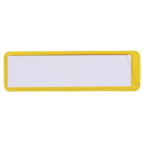 Manutan Expert tájékoztató polccímke, öntapadós, 100 x 30 mm, 100 db