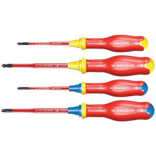 Szigetelt Protwist® Borneo® csavarhúzó készlet - 1000 V, 4 db Szigetelt Protwist® Borneo® csavarhúzó készlet - 1000 V, 4 db